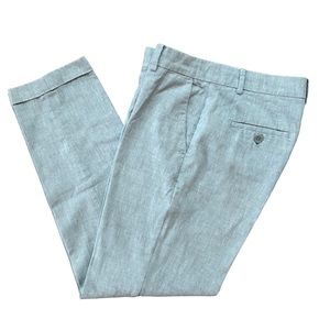 The White Company Linen Blend Grey Trousers Size 6